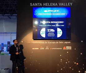 Tiago Pereiras apresentando a Filosofia Biohacking na Santa Helena Valley