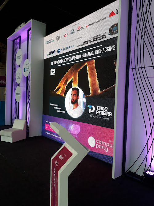 Painel do Campus Party: Futuro do Desenvolvimento Humano — Biohacking