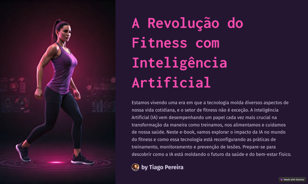Capa do produto A Revolução do Fitness com Inteligência Artificial